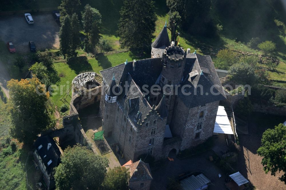 Aerial photograph Witzenhausen - Castle in Witzenhausen in the state Hesse