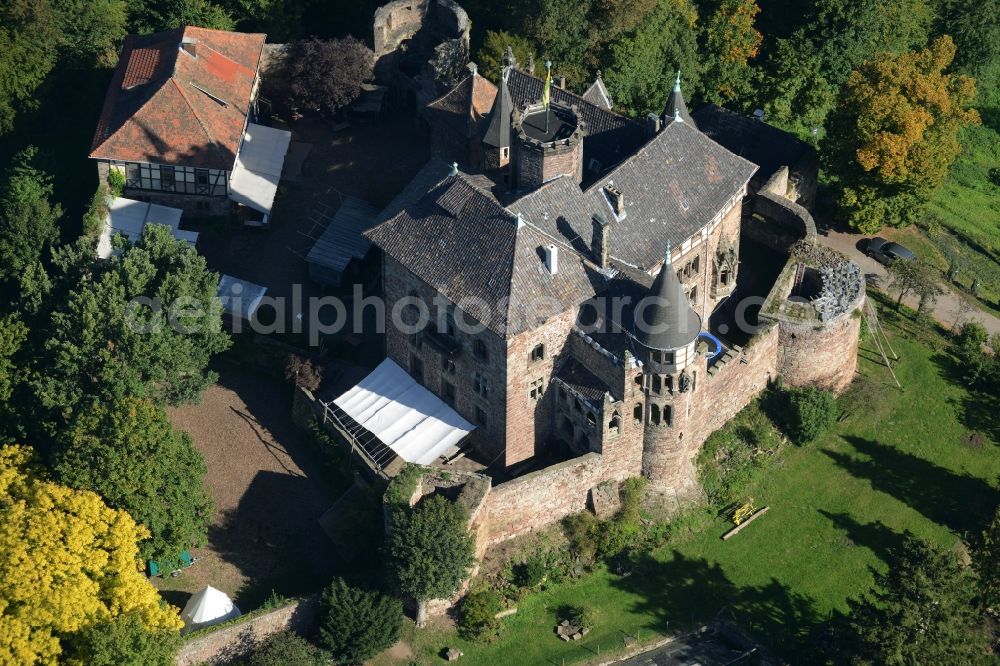 Aerial photograph Witzenhausen - Castle in Witzenhausen in the state Hesse