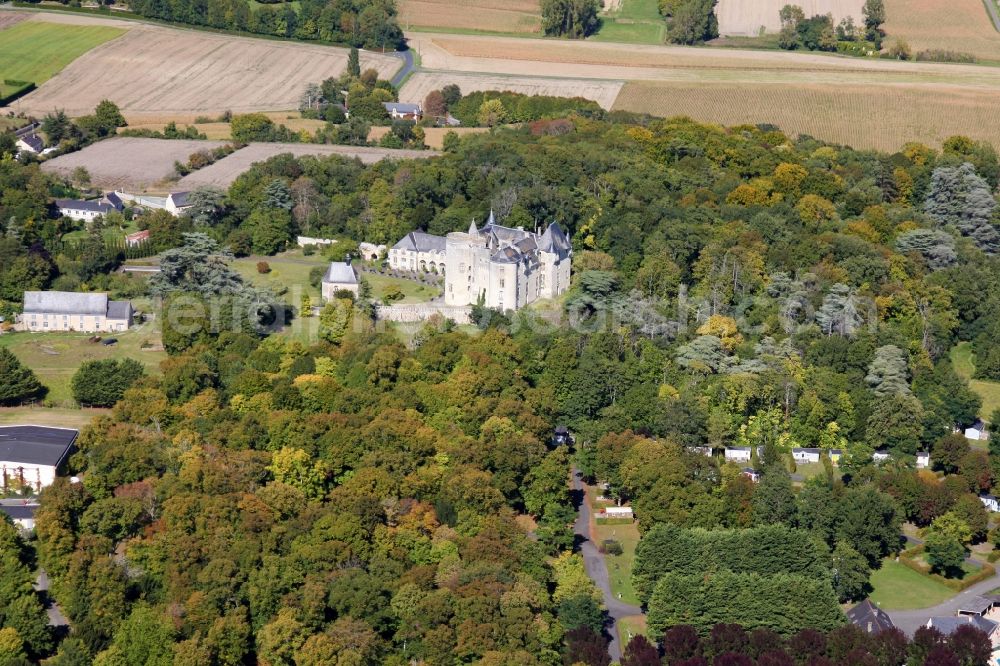 Aerial photograph Coutures - Castle of Chateau Montsabert in the district Montsabert in Coutures in Pays de la Loire, France