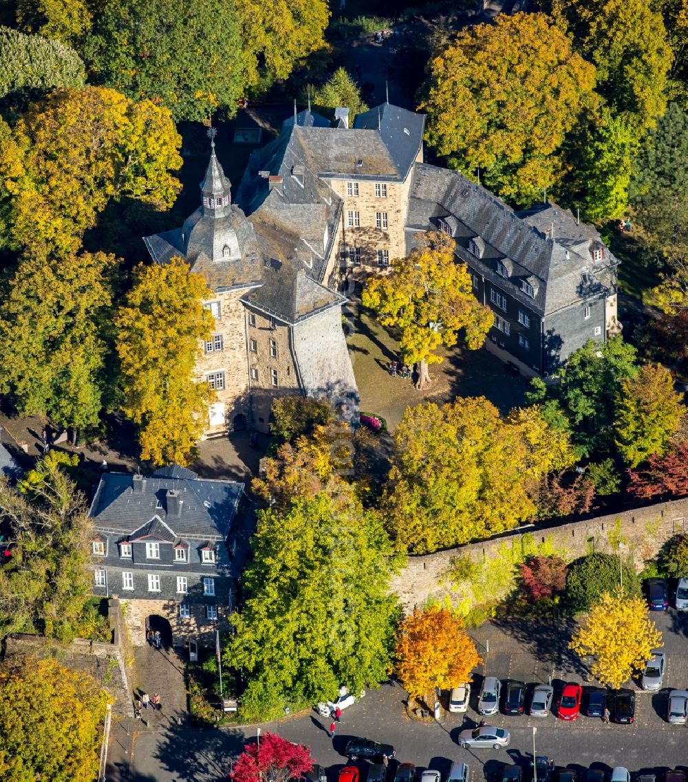 Aerial photograph Siegen - Castle of Schloss in Siegen in the state North Rhine-Westphalia