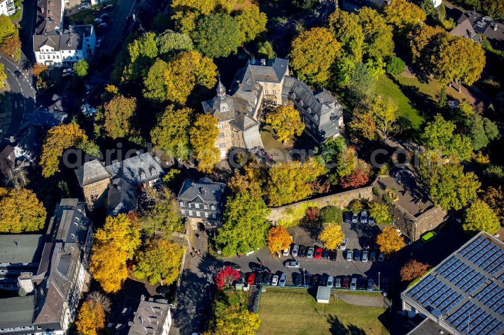 Siegen from the bird's eye view: Castle of Schloss in Siegen in the state North Rhine-Westphalia