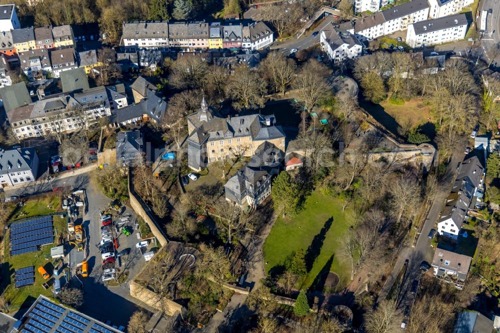 Aerial photograph Siegen - Castle of Schloss in Siegen in the state North Rhine-Westphalia