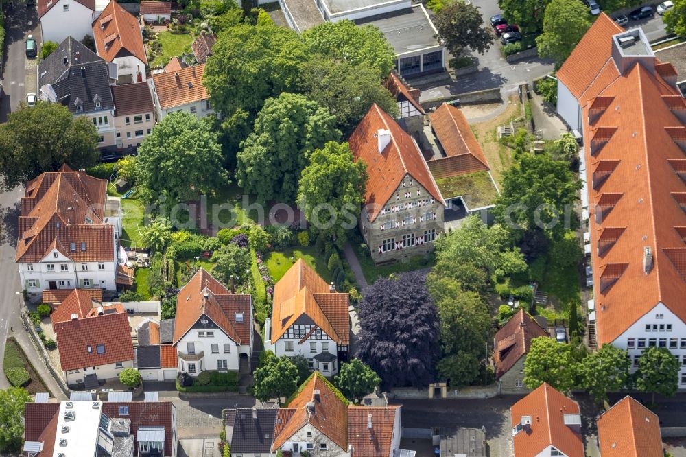 Soest from the bird's eye view: Courtyard museum in Soest in North Rhine-Westphalia