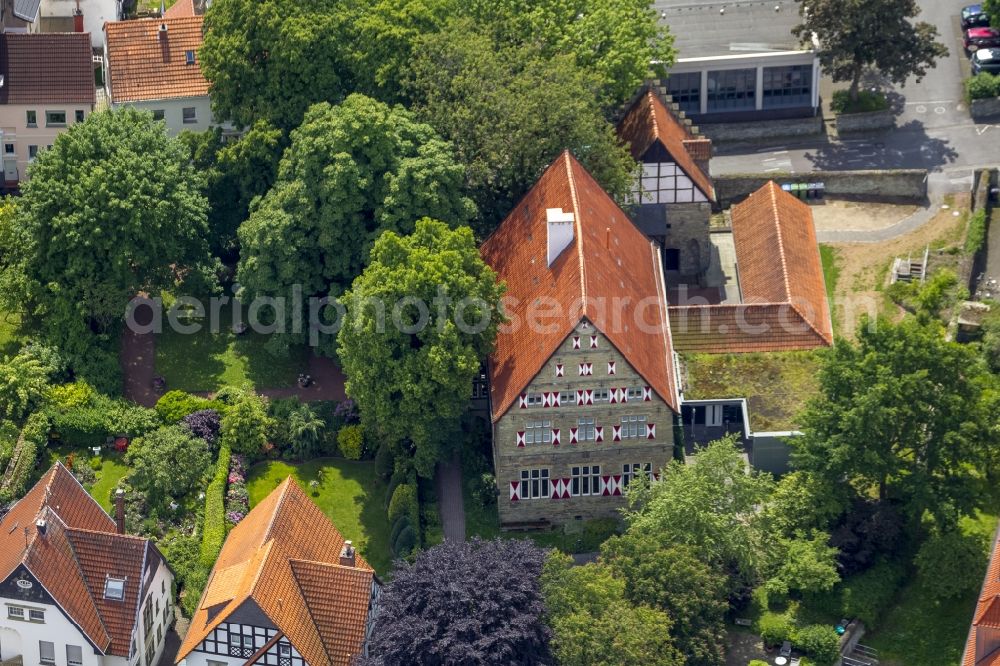 Aerial image Soest - Courtyard museum in Soest in North Rhine-Westphalia