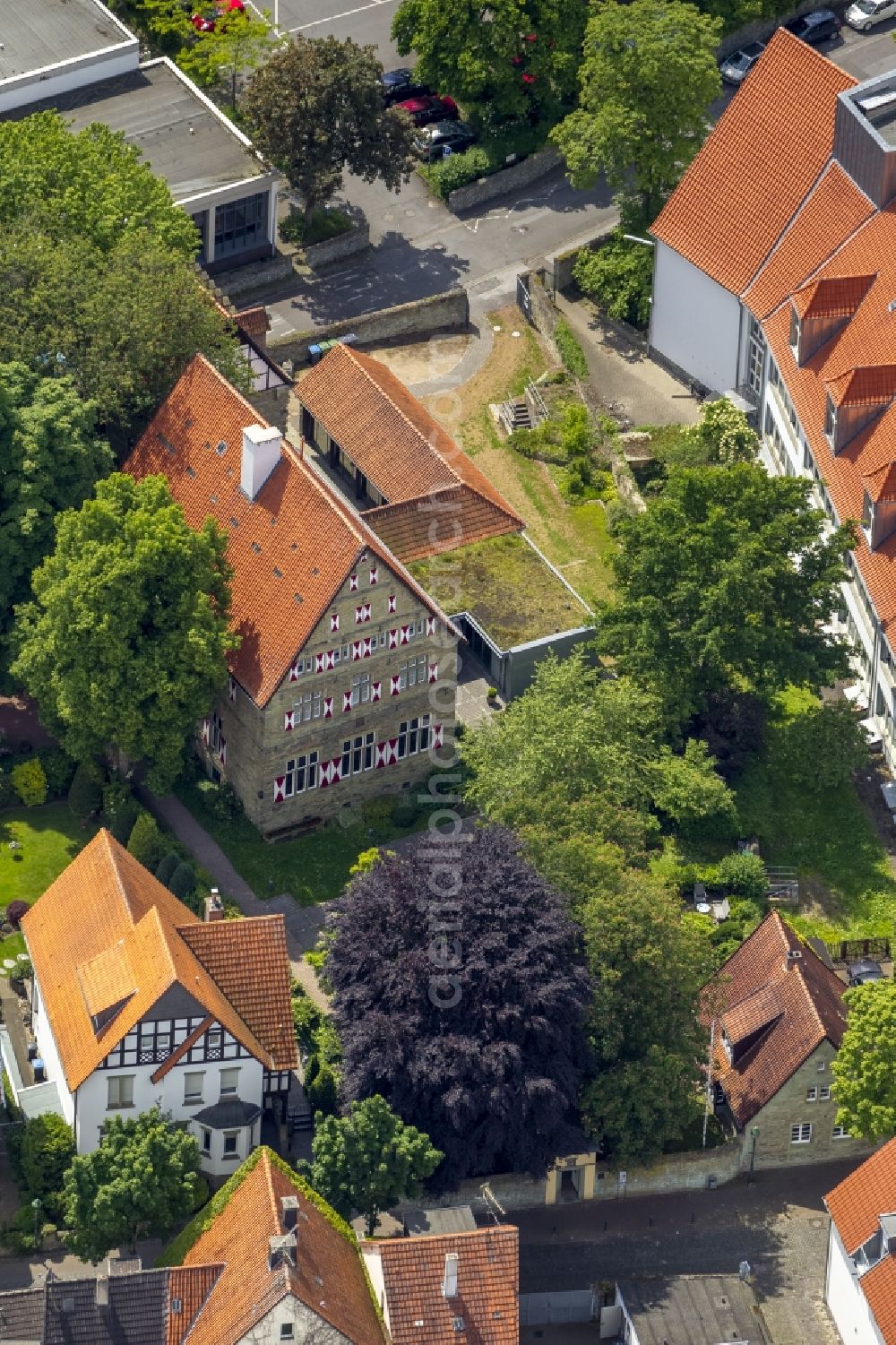 Soest from above - Courtyard museum in Soest in North Rhine-Westphalia