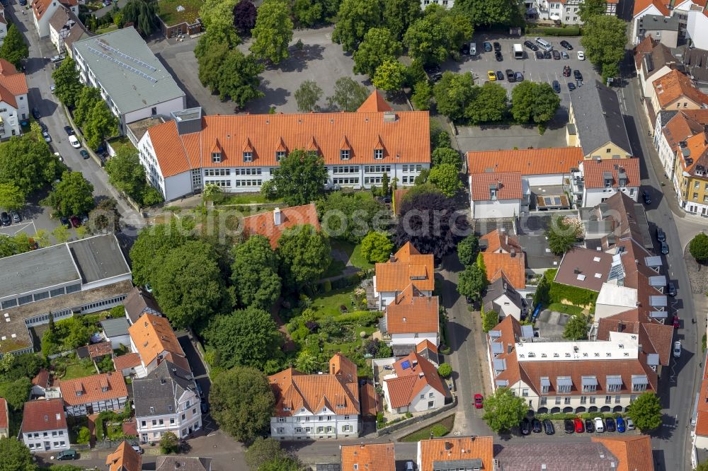 Soest from the bird's eye view: Courtyard museum in Soest in North Rhine-Westphalia