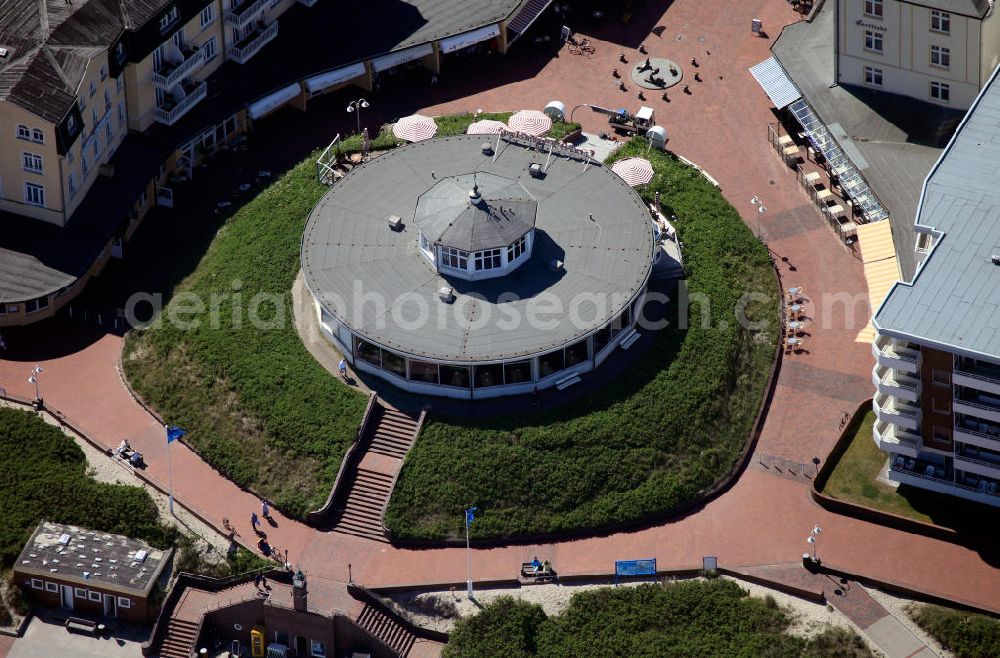 Wangerooge from the bird's eye view: The pudding is a restaurant and cafe which is located at the Wangerooge seafront