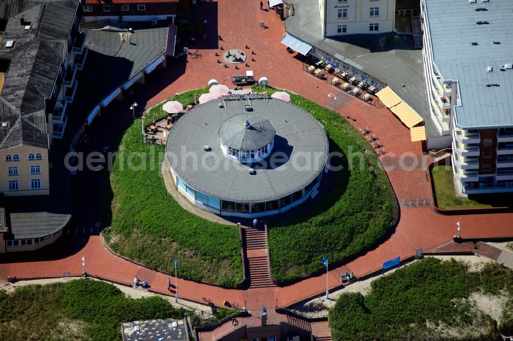 Aerial image Wangerooge - The pudding is a restaurant and cafe which is located at the Wangerooge seafront