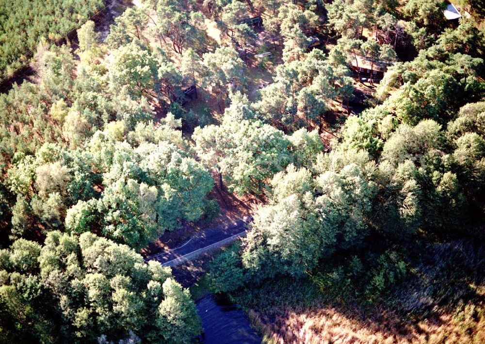 Aerial photograph Köthen - Campingplatz am Köthener See