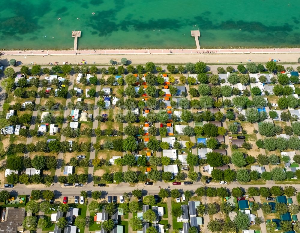 Mattarana from above - Camping with caravans and tents in Veneto, Italy