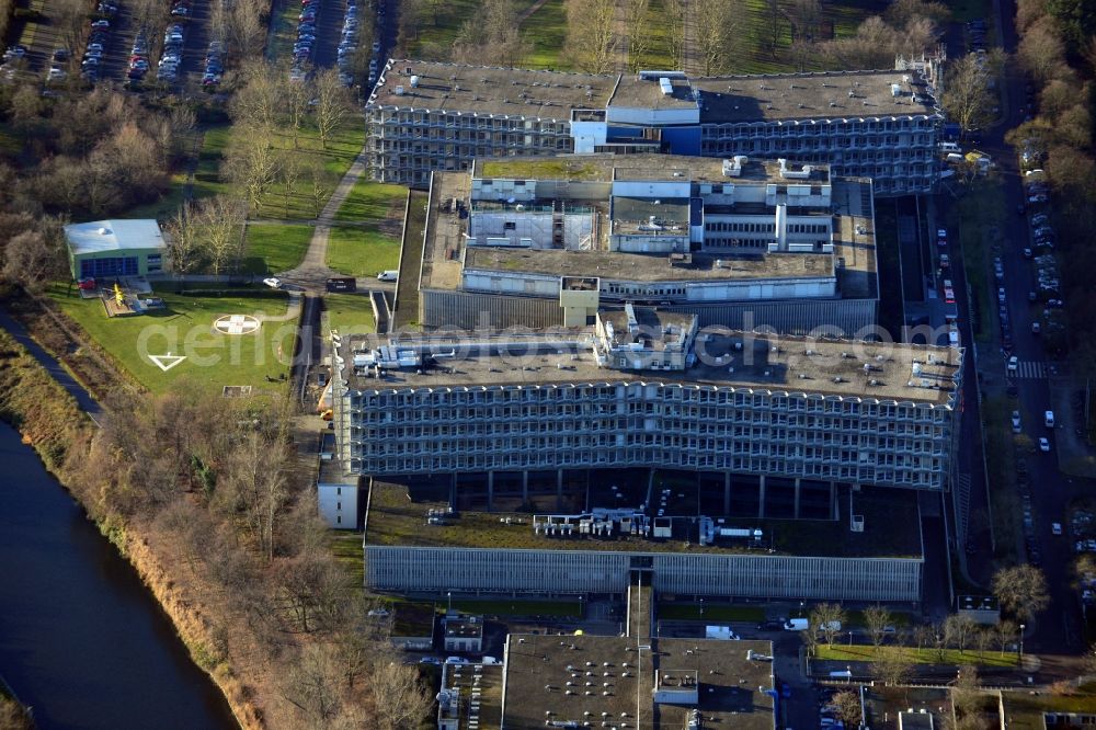 Aerial image Berlin - View of campus Benjamin Franklin - CBF in Berlin