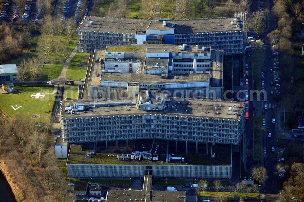 Aerial photograph Berlin - View of campus Benjamin Franklin - CBF in Berlin