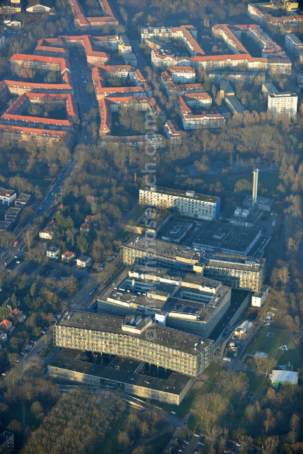 Aerial image Berlin - View of campus Benjamin Franklin - CBF in Berlin