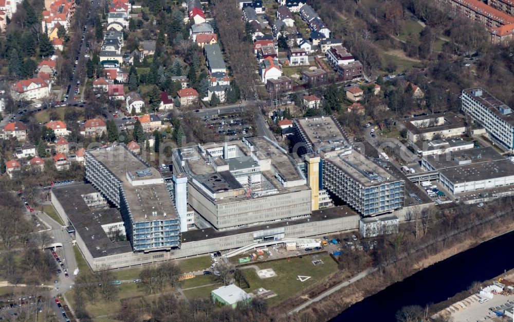 Aerial image Berlin - View of campus Benjamin Franklin - CBF in Berlin Steglitz