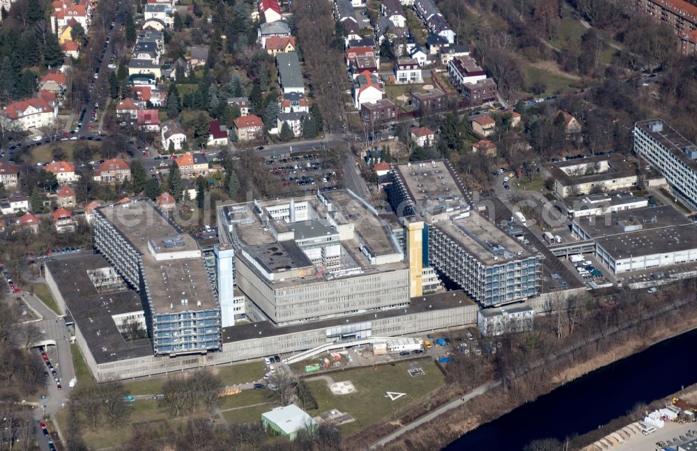 Aerial photograph Berlin - View of campus Benjamin Franklin - CBF in Berlin Steglitz