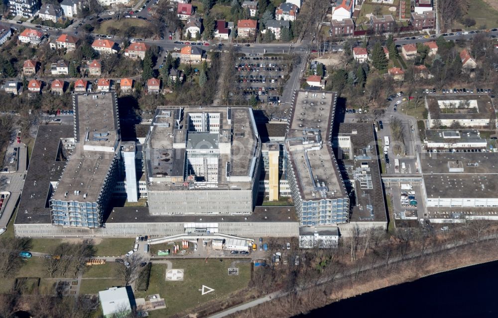 Berlin from above - View of campus Benjamin Franklin - CBF in Berlin Steglitz