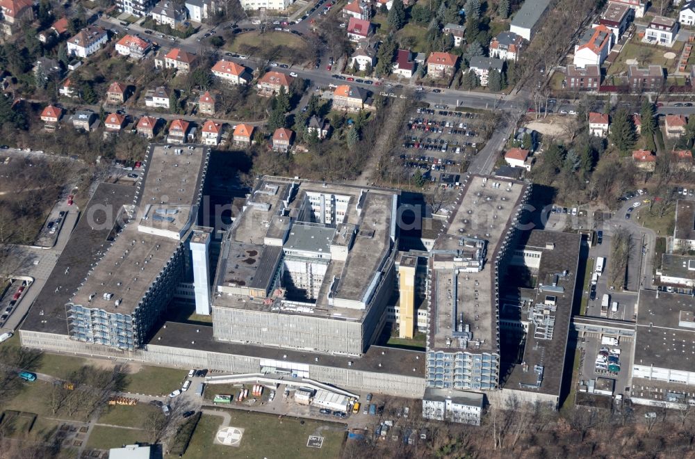 Berlin from the bird's eye view: View of campus Benjamin Franklin - CBF in Berlin Steglitz