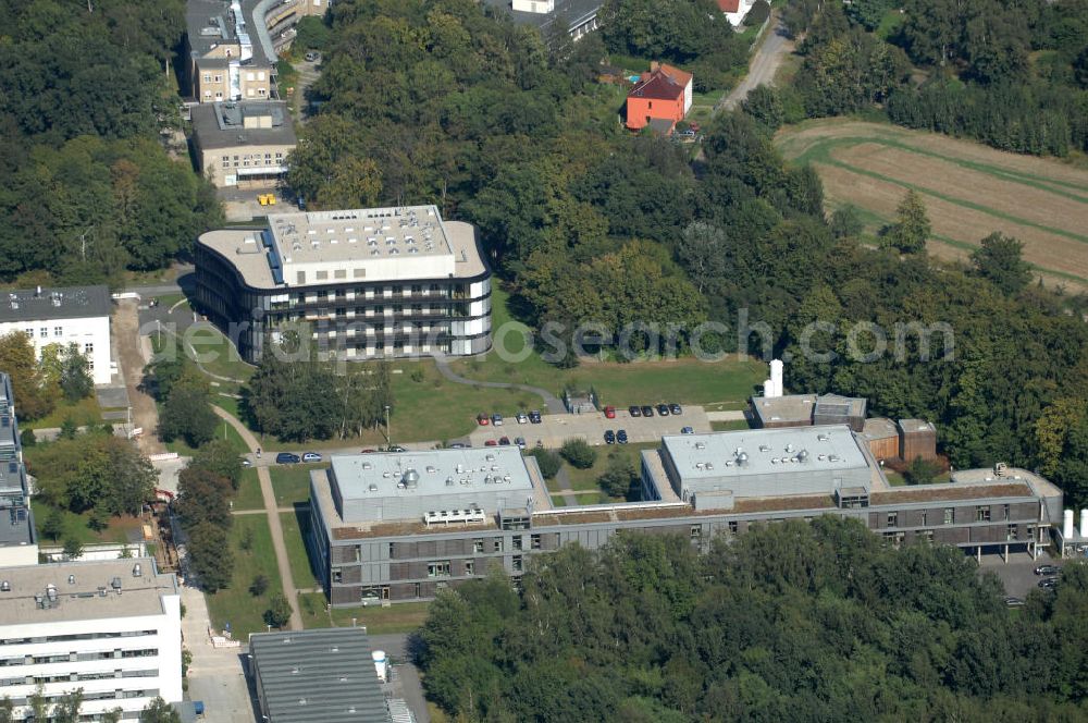 Aerial image Berlin - Blick auf das Labor für Medizinische Genomforschung auf dem Campus Berlin-Buch des Max-Delbrück-Centrum für Molekulare Medizin (MDC) Berlin-Buch und des Leibniz-Institut für Molekulare Pharmakologie (FMP).