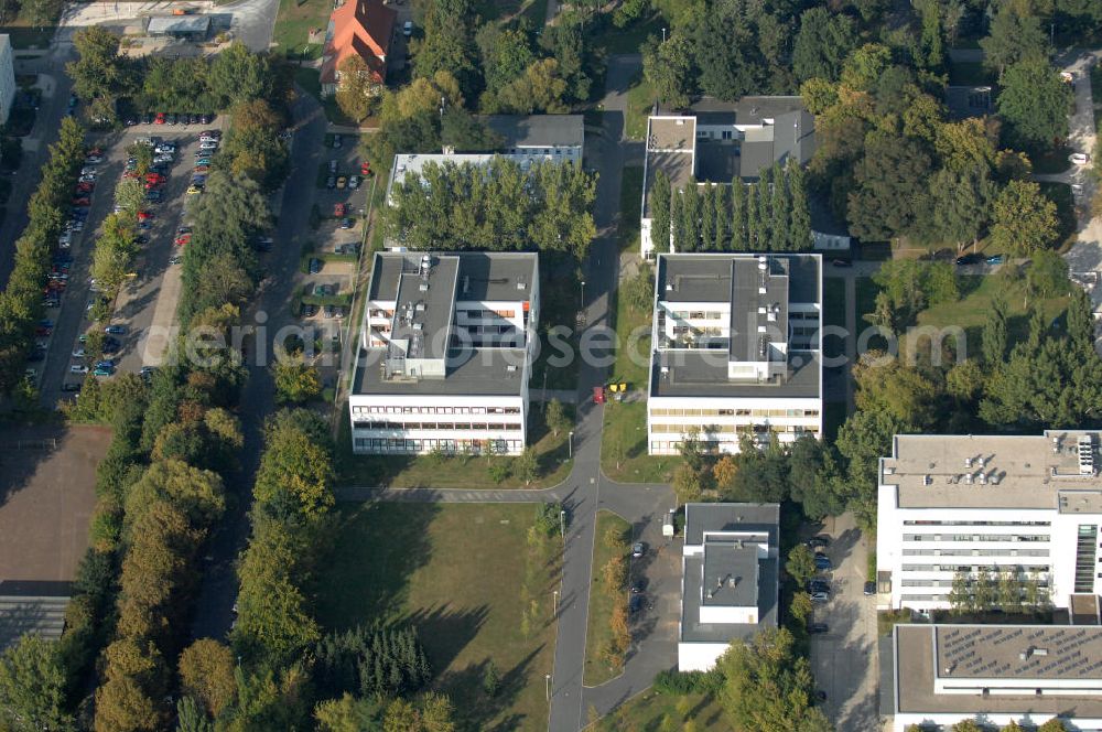 Berlin from above - Blick auf Blick auf den Wissenschafts-, Gesundheits- und Biotechnologiepark des Campus Berlin-Buch.