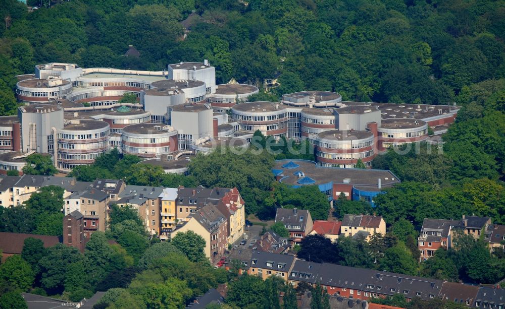 Duisburg from the bird's eye view: View of the campus Duisburg of the University Duisburg-Essen in Duisburg in the state North Rhine-Westphalia