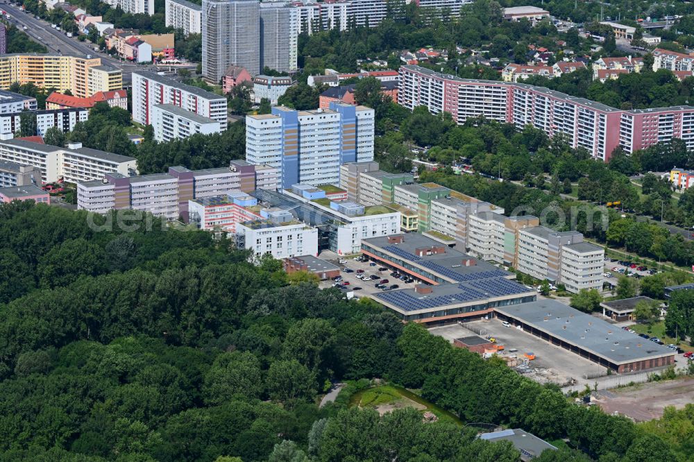 Aerial image Berlin - Campus building of the University of Applied Sciences HWR Berlin Campus Lichtenberg Alt-Friedrichsfelde in Berlin