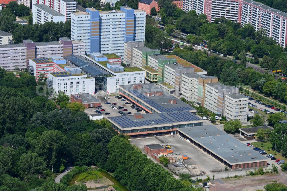 Aerial photograph Berlin - Campus building of the University of Applied Sciences HWR Berlin Campus Lichtenberg Alt-Friedrichsfelde in Berlin