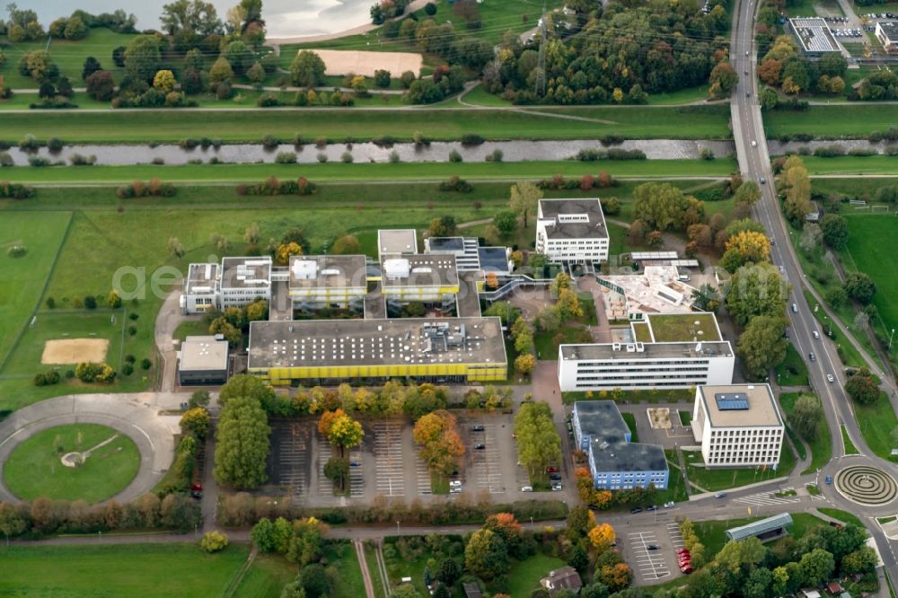 Aerial photograph Offenburg - Campus building of the University of Applied Sciences Offenburg in Offenburg in the state Baden-Wurttemberg, Germany