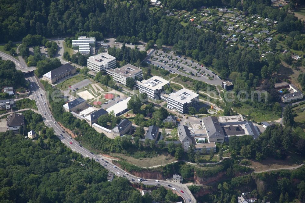 Trier from the bird's eye view: Campus building of the University of Applied Sciences Trier in Trier in the state Rhineland-Palatinate, Germany