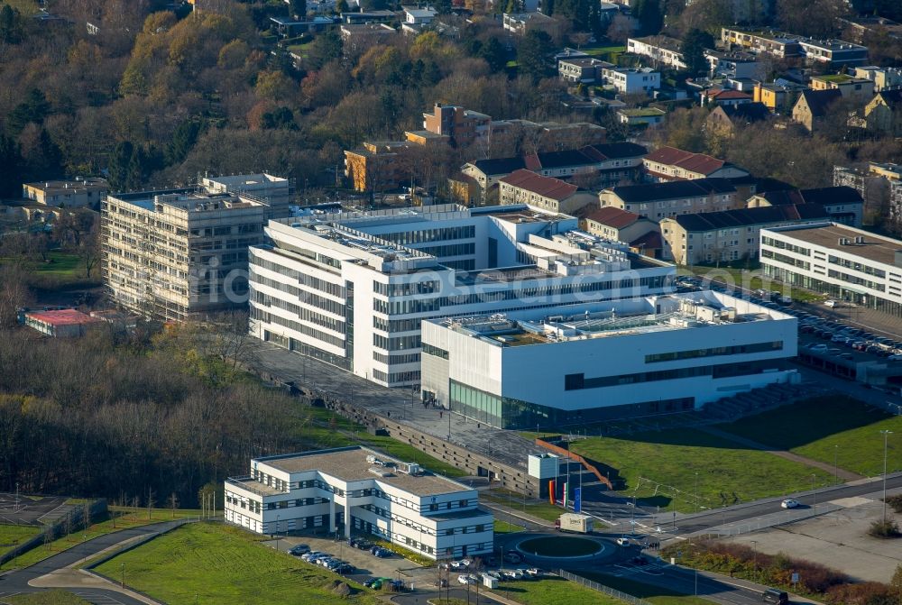 Aerial photograph Bochum - Campus building of the Health School on Health Campus in the Querenburg part of Bochum in the state of North Rhine-Westphalia