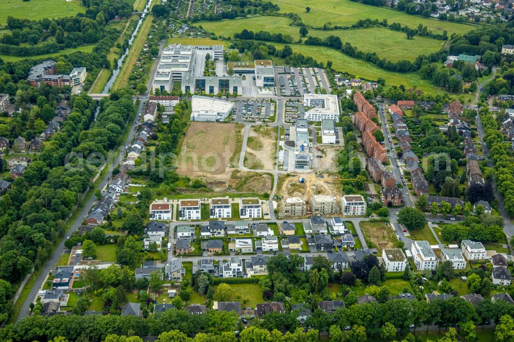 Hamm from the bird's eye view: Campus building of the Hochschule Lippstadt on street Marker Allee in the district Lippstadt in Hamm at Ruhrgebiet in the state North Rhine-Westphalia, Germany