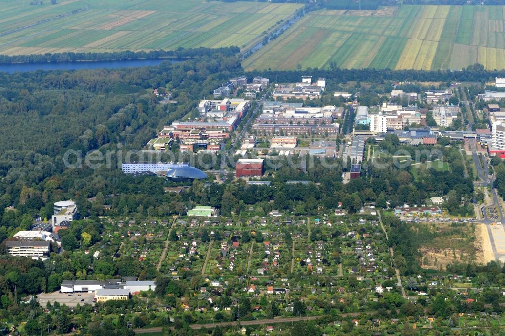 Aerial image Bremen - Campus area of the university of Bremen in its Lehe part in Germany