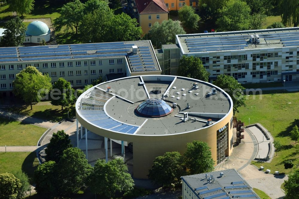 Aerial photograph Senftenberg - Campus building of the university BTU Cottbus-Senftenberg in Senftenberg in the state Brandenburg, Germany