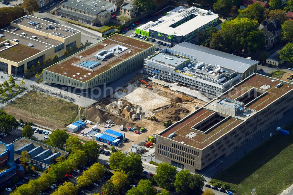 Aerial image Osnabrück - Campus building of the university Hochschule Osnabrueck on street Barbarastrasse in the district Westerberg in Osnabrueck in the state Lower Saxony, Germany