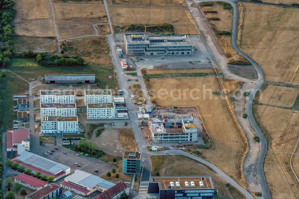 Freiburg im Breisgau from above - Campus building of the university Imtec u. CorTec in Freiburg im Breisgau in the state Baden-Wurttemberg, Germany