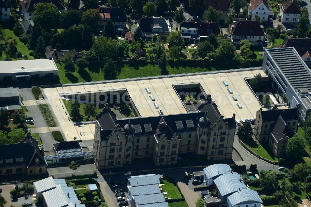 Osnabrück from above - Campus building of the university in Osnabrueck in the state Lower Saxony