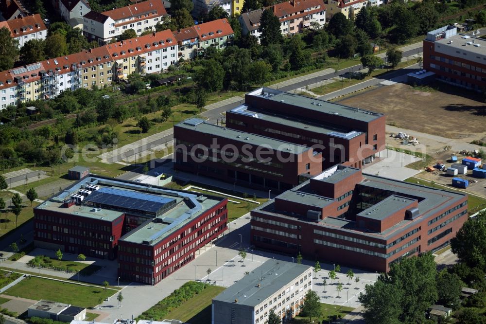 Aerial photograph Rostock - Campus building of the university in Rostock in the state Mecklenburg - Western Pomerania