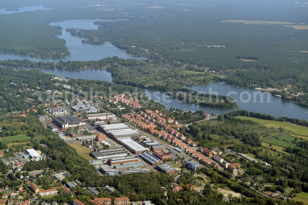 Aerial image Wildau - Campus building of the university Technische Hochschule in Wildau in the state Brandenburg