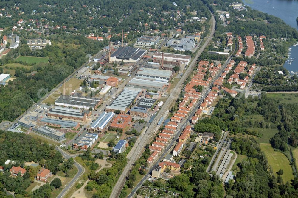 Wildau from the bird's eye view: Campus building of the university Technische Hochschule in Wildau in the state Brandenburg