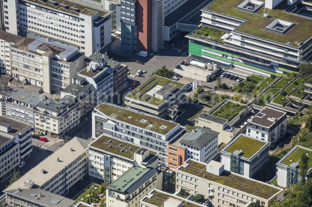 Aerial photograph Stuttgart - Campus building of the university Universitaet Stuttgart on Keplerstrasse in Stuttgart in the state Baden-Wuerttemberg, Germany