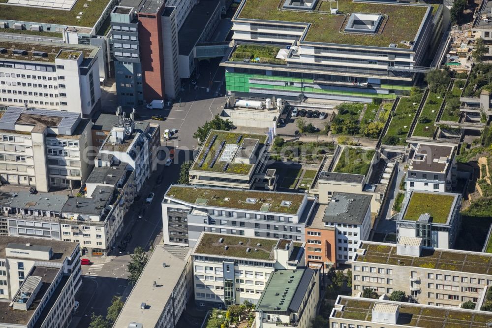 Stuttgart from the bird's eye view: Campus building of the university Universitaet Stuttgart on Keplerstrasse in Stuttgart in the state Baden-Wuerttemberg, Germany