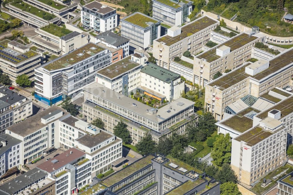 Stuttgart from the bird's eye view: Campus building of the university Universitaet Stuttgart on Keplerstrasse in Stuttgart in the state Baden-Wuerttemberg, Germany