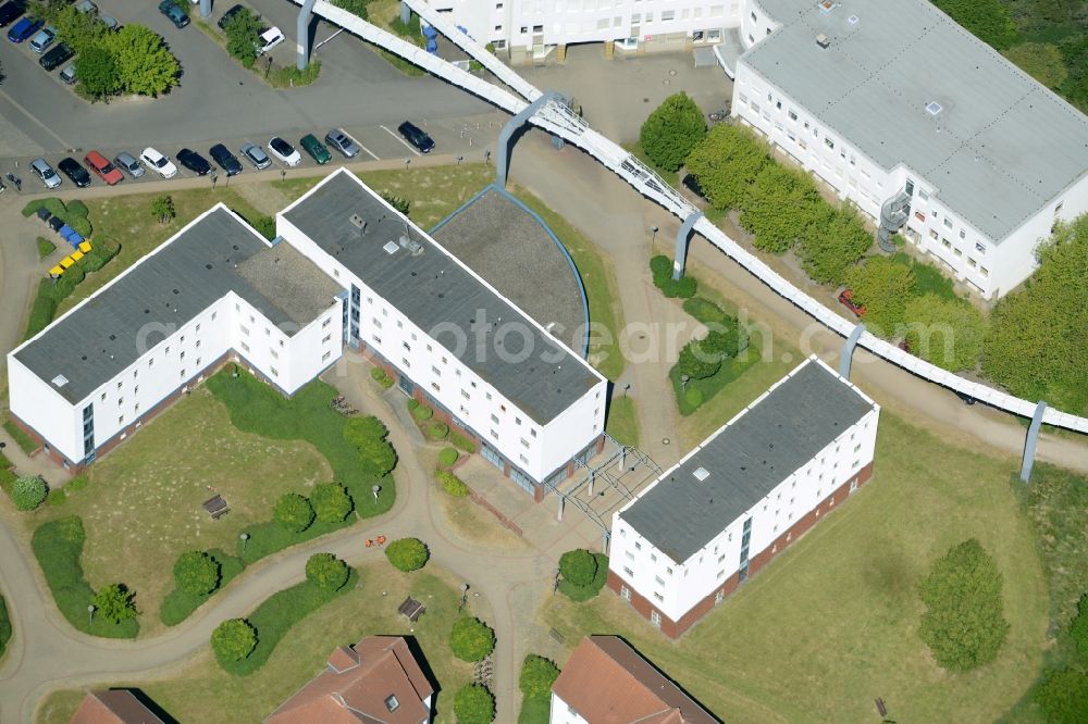 Aerial image Dortmund - Campus building of the university with Zentrum fuer HochschulBildung (zhb) in Dortmund in the state North Rhine-Westphalia