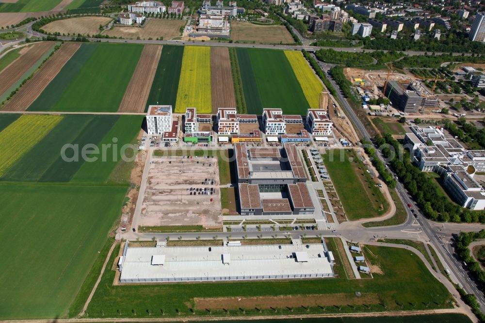 Aerial photograph Mainz - Campus grounds of the University of Applied Sciences in Mainz in Rhineland-Palatinate