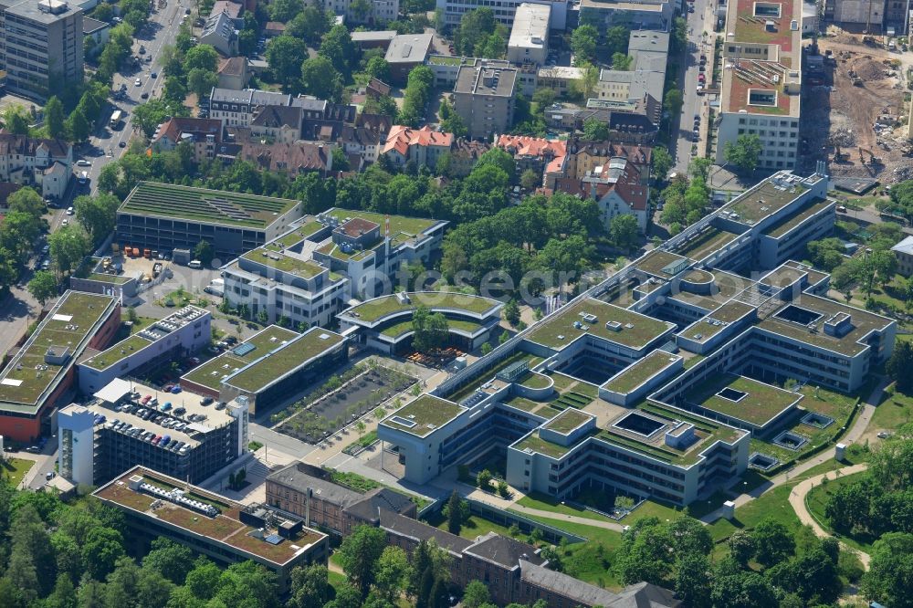 Aerial photograph Erlangen - Campus grounds of the University in Erlangen in the state Bavaria