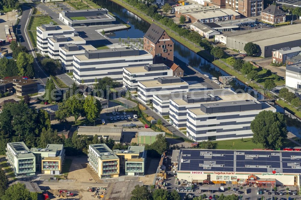 Kleve from above - Aerial view of the Rhine-Waal University campus in Kleve in North Rhine-Westphalia