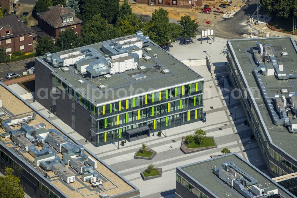 Kleve from the bird's eye view: Aerial view of the Rhine-Waal University campus in Kleve in North Rhine-Westphalia