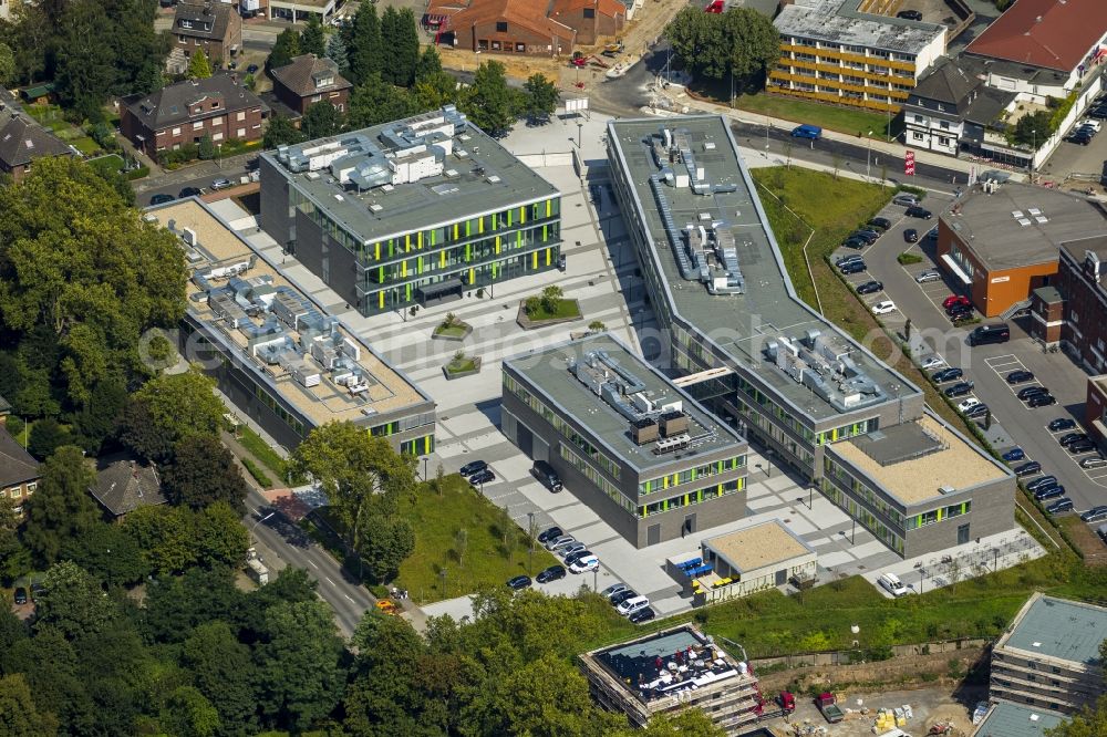 Aerial image Kleve - Aerial view of the Rhine-Waal University campus in Kleve in North Rhine-Westphalia