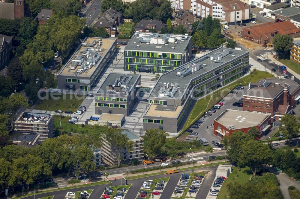 Aerial image Kleve - Aerial view of the Rhine-Waal University campus in Kleve in North Rhine-Westphalia