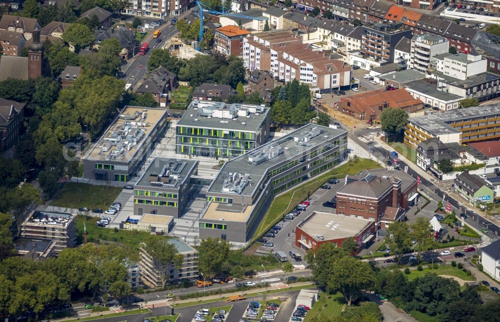 Aerial photograph Kleve - Aerial view of the Rhine-Waal University campus in Kleve in North Rhine-Westphalia