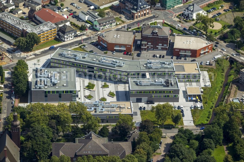 Aerial image Kleve - Aerial view of the Rhine-Waal University campus in Kleve in North Rhine-Westphalia